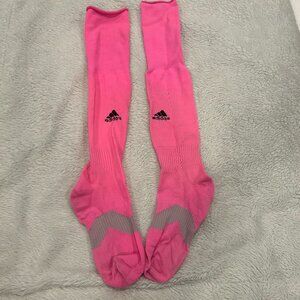 Pink Adidas Soccer Socks